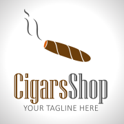 Cigar Store Logo Template