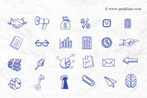 hand-drawn-icon-set
